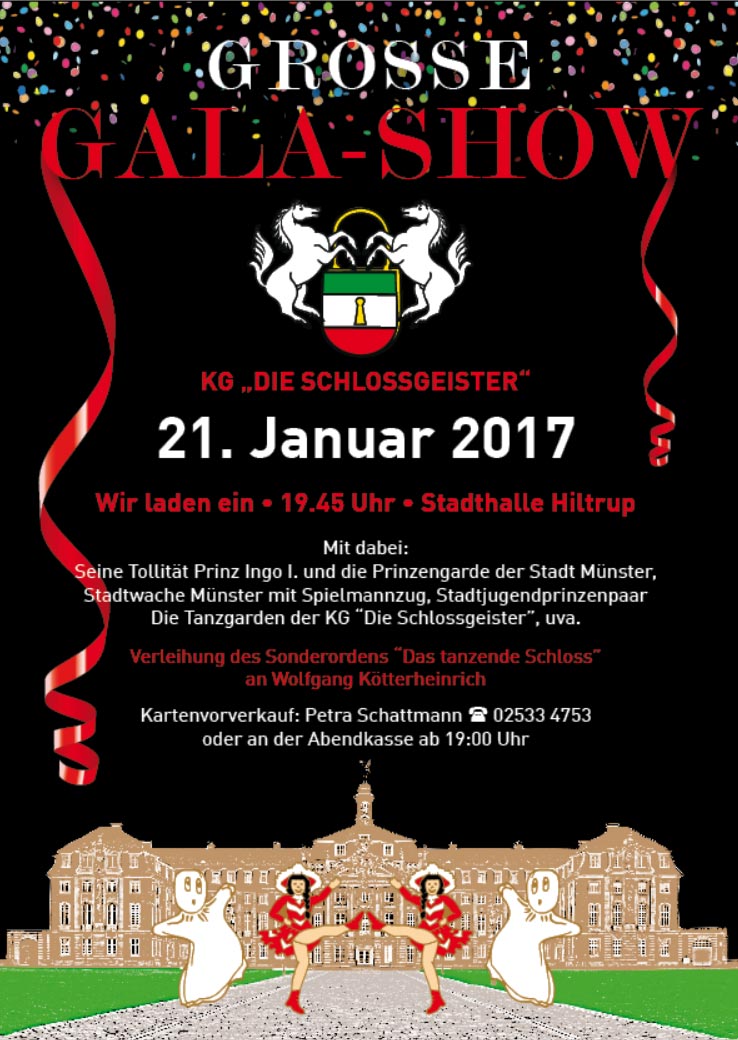 Große Show-Gala am 21. Januar 2017